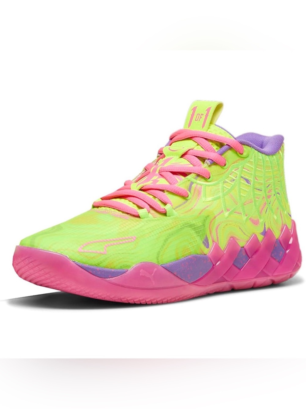 PUMA Men's LaMelo Ball MB.01 Inverse Toxic Sneakers